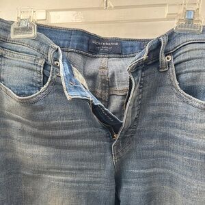 Lucky Brand woMen's Light Blue Washed high rise skinny Bridgette Jeans